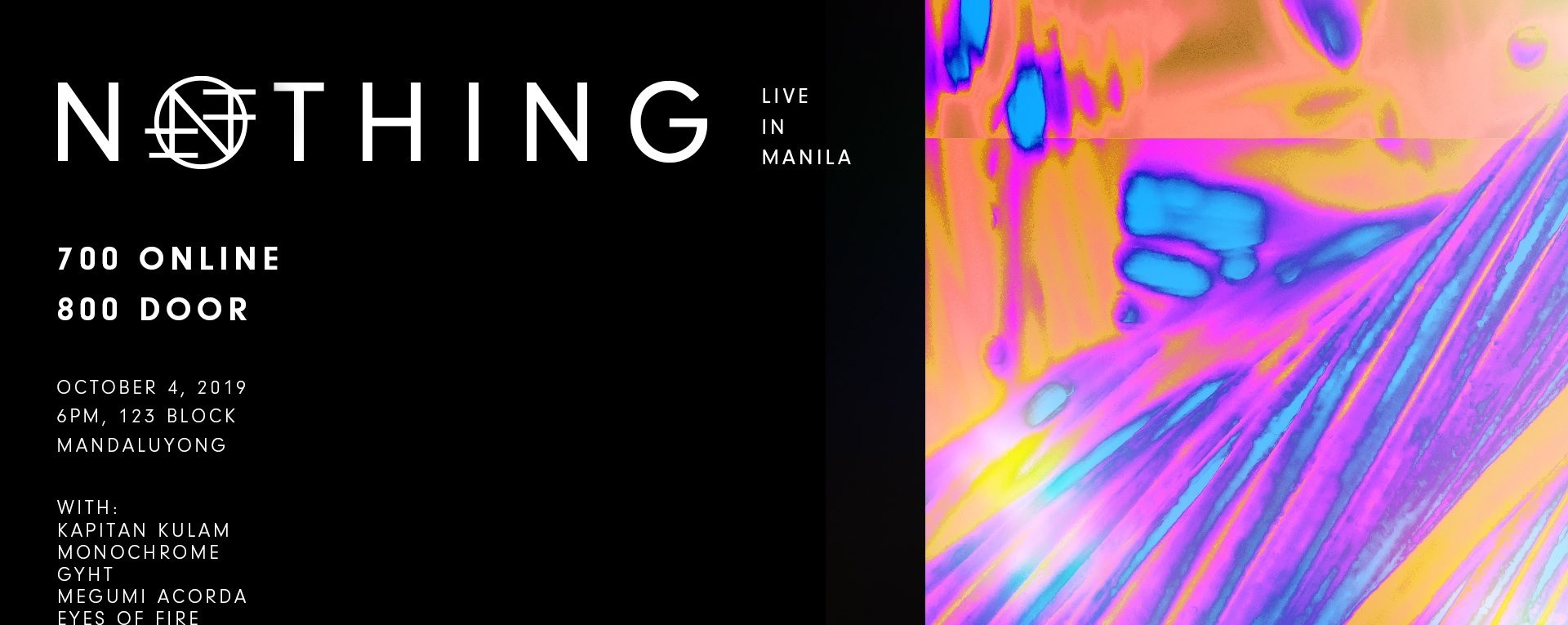 Nothing US Live in Manila Bandwagon Music media championing